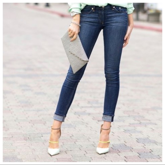 #51 Best selling Chic rolled skinny jeans - Picture 3 of 4